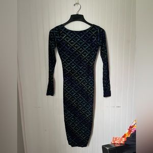 Gorgeous sparkly blue dress